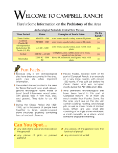 some information on campbell ranch prehistory, history, and natural