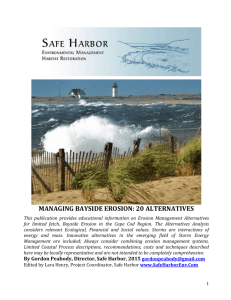 managing bayside erosion