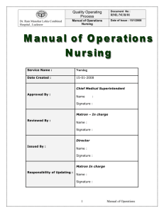 Nursing Manual - Department of Medical Health and Family Welfare