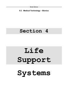 Life Support Systems