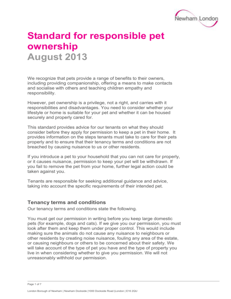 pet ownership ielts essay