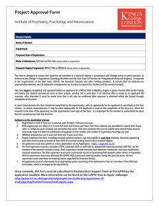 Project Approval Form - King`s College London