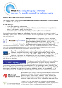 Handout - Bodleian Libraries