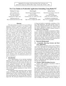 4. Soft Modem Application Study