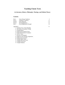 GENEALOGY OF MORALS - Graduate School of Arts and Sciences