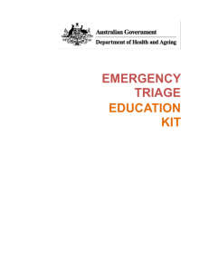 Emergency Triage Education Kit