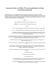 PCB (Regulation no. 925/2009)