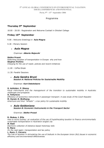 the preliminary programme of the workshop.