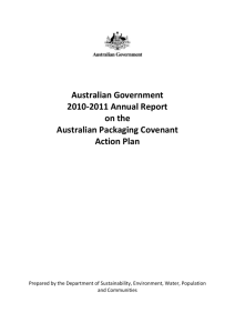 Australian Government 2010-2011 Annual Report on the Australian