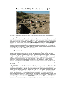 Excavations in Sicily 2008: the Caucana project