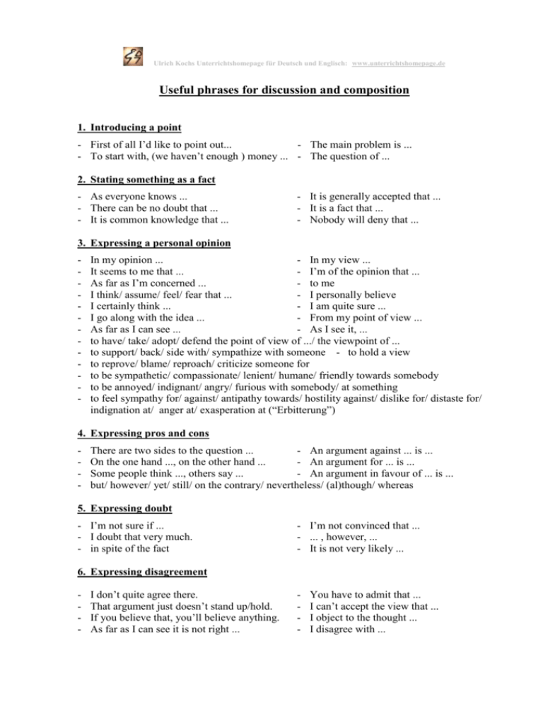 Useful Phrases For Text Analysis