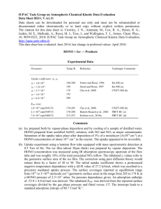 Data Sheet V.A1.11 HI11 - IUPAC Task Group on Atmospheric