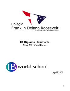 FDR Diploma Program Handbook