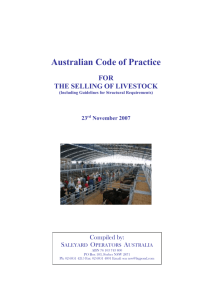 - Saleyards Operators Association