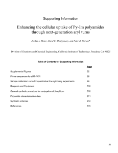 Enhancing the cellular uptake of Py–Im polyamides through next