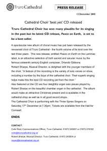 Cathedral Choir `best yet` CD released