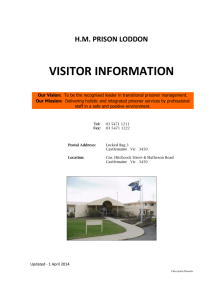 Visitor Information Booklet - Loddon