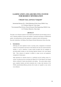 3. Gasification and Ash Melting Technology