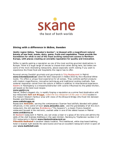 Press Feature, 2008 (Skåne Region)