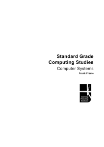Computer Systems - Education Scotland