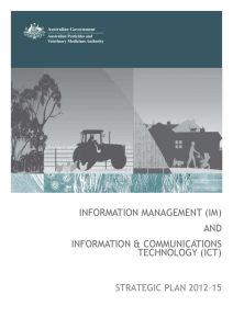 8 ict strategy - Australian Pesticides and Veterinary Medicines