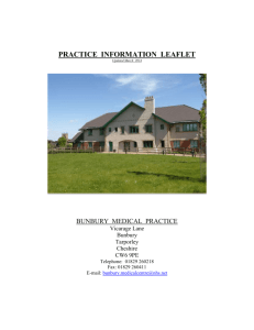 Introduction - Bunbury Medical Practice