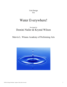 Water Everywhere - Saginaw Valley State University