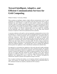 Toward Intelligent, Adaptive, and Efficient Communication Services