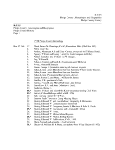 Phelps County Residents Geneologies and Biographies