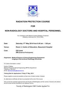 Radiation Protection Course