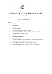 Compensation(FatalInjuries)Act1971