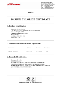barium chloride dihydrate
