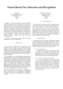 Neural Based Face Detection and Recognition