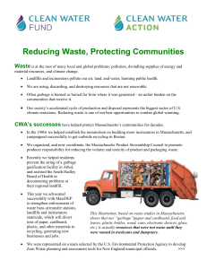 Waste Program Summary
