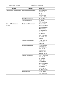 Majors for Ph.D (Click to download) - Nankai University