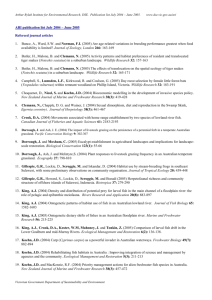ARI publication list July 2004