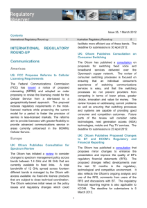 Regulatory Observer Issue 35 1 March 2012