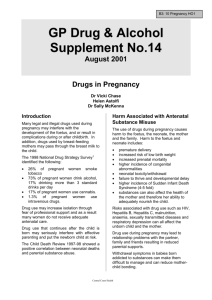 Drugs in Pregnancy