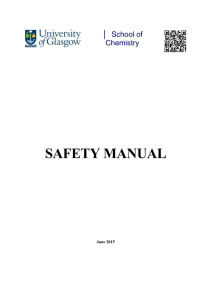 Safety Manual - University of Glasgow