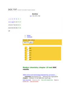 Modern Chemistry Chapter 15 Test - DOC documents - Doc-Txt