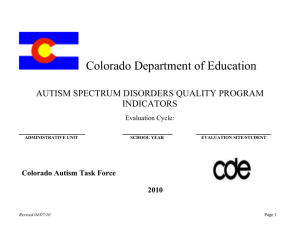 Autism Program Quality Indicators 04