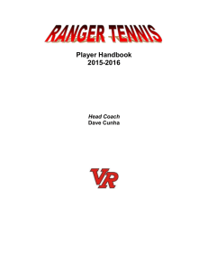 Tennis Handbook 2015-2016