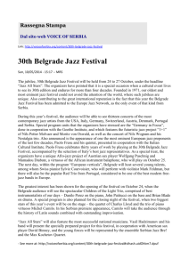30th Belgrade Jazz Festival