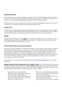 April Newsletter 2013 Hello all and welcome to my first newsletter as