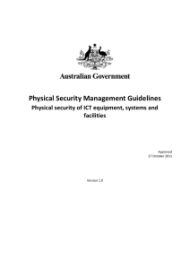 Physical Security Management Guidelines