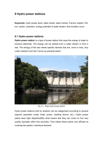 9 Hydro power stations