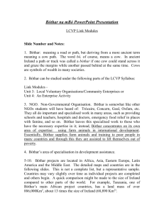 Bóthar LCVP PowerPoint - Teachers` notes