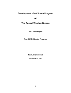 CWB Climate Program