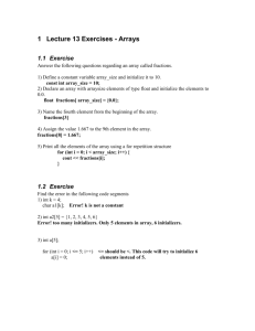 Lectures 13 Answers to Exercises. Microsoft Word format