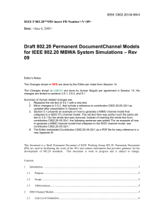 3 MIMO Channel Models